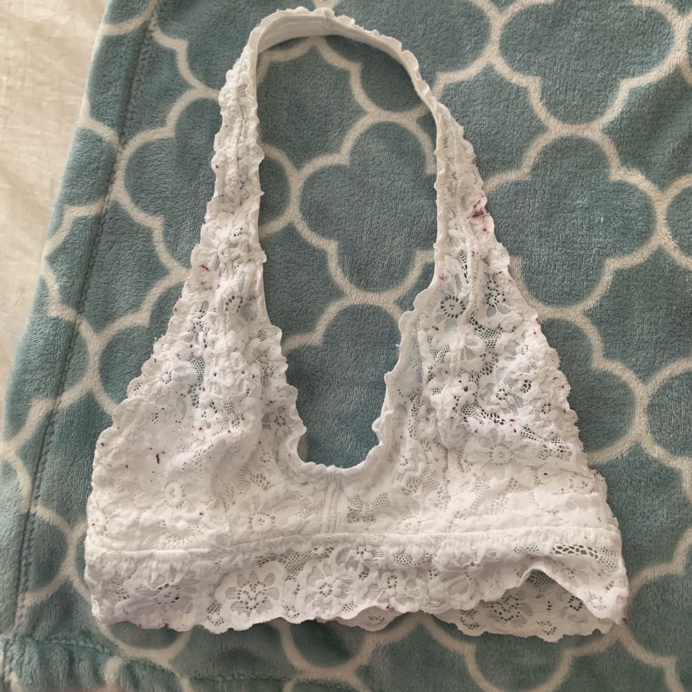 White bralette